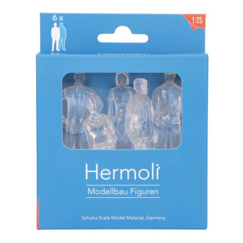 HERMOLI | Miniatuur figuren ○ staand ○ 1:25 — 6-set 